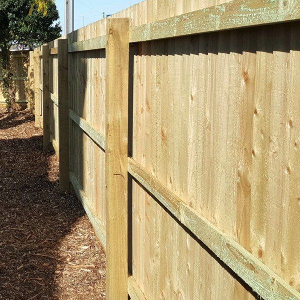 timber fence 